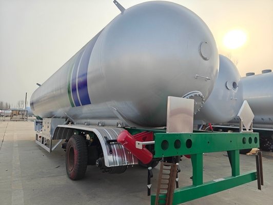 2/3 축 가스 탱크 LPG 탱크 반 트레일러 탱크 트럭 트레일러 액화 가스 탱크 반 트레일러