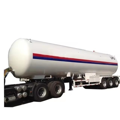 안전 운송 액체 가스 LNG LPG 연료 탱크 반 트레일러 충전 비율 0.42-0.59