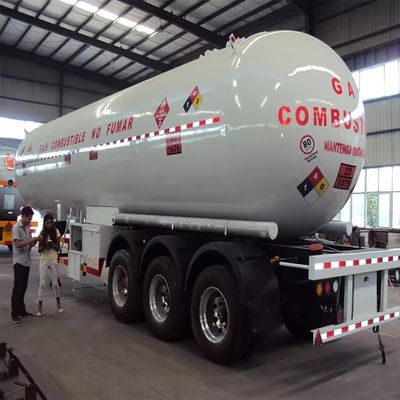 우간다 시장 LPG 가스 탱커 아스팔트 탱크 반 트레일러 1 년 판매 후 서비스