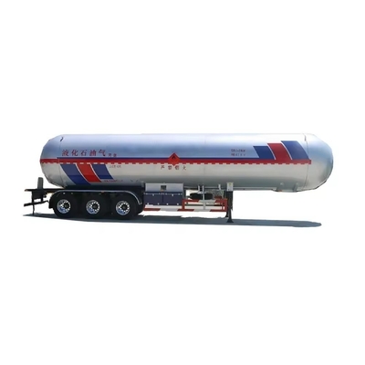 3 축 58.6cbm LPG 석유 가스 압력 선박 탱커 반 트레일러