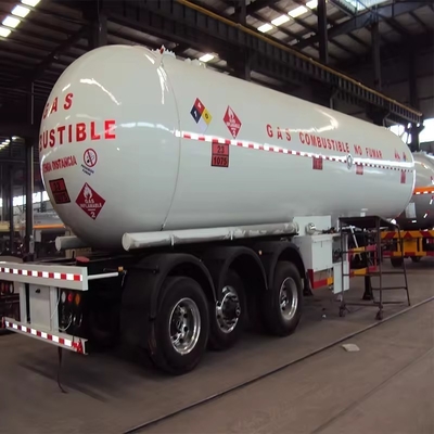 45000 리터 50000L 20 톤 LPG 운송 저장 탱커 트레일러 LPG 가스 탱크 반 트레일러