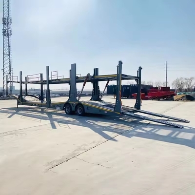 2 축 ISO/TS16949 인증 8차량 수송 트럭 트레일러 자동차 운송용 복선