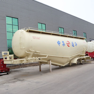 원유 운송용 500mm 지름 갱홀 스틸 반 트레일러 탱크 트럭