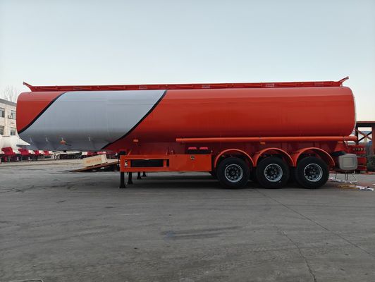 45000L 50000L 50cbm 3 축 2 PCS 증기 회수 밸브 알루미늄 연료 탱커 반 트레일러
