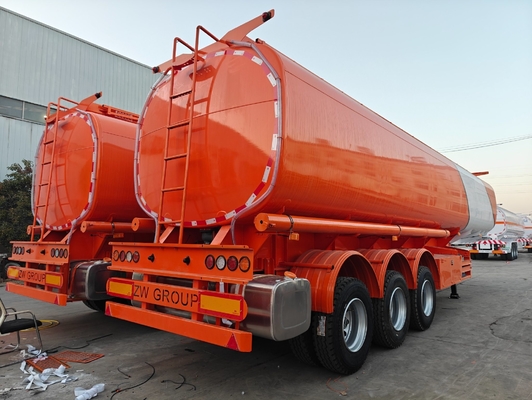 트레드 1820mm 맥스웨이 연료 탱크 알루미늄 오일 탱커 반 트레일러 42000 45000 리터 판매
