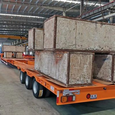 20FT/40FT 컨테이너 운송용 13000x2500-3000x1650mm 스틸 평면 반 트레일러