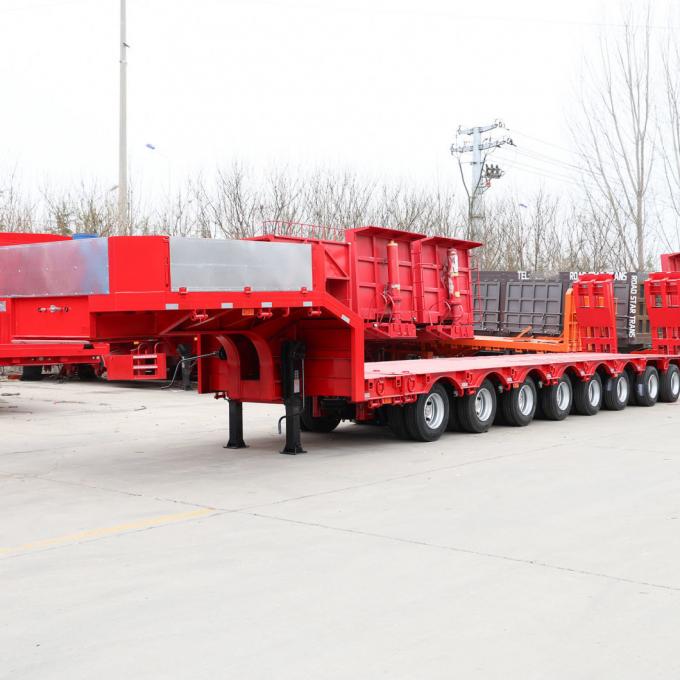 China′ S Best Seller Hot Sale 3 Axles 4 Axles Low Bed Semi Trailers